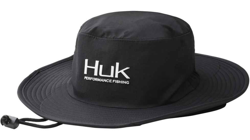 HUK Performance Fishing Boonie Hat - Mens, Black, One Size, H3000238-001-1