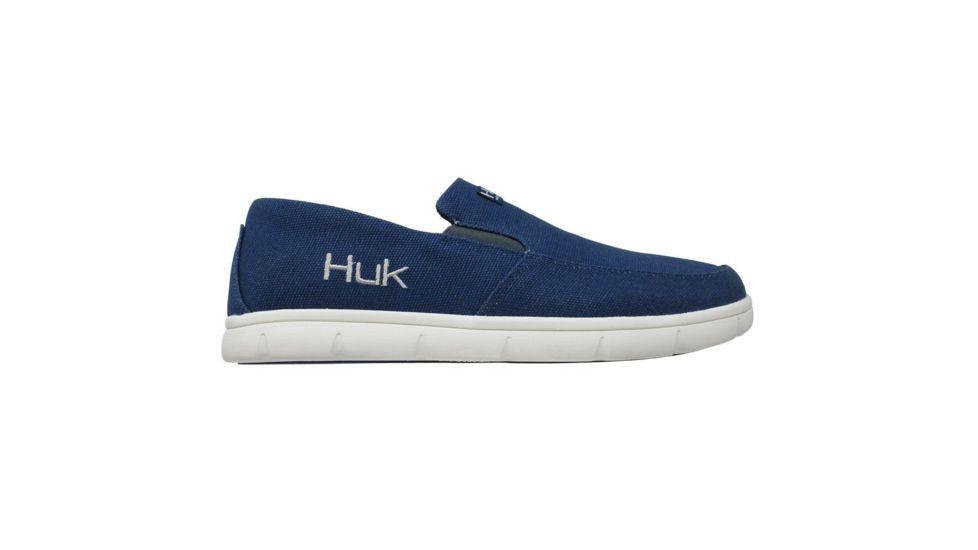 USED HUK Performance Fishing BREWSTER Casual, Deck Shoe - Mens, Denim Blue, 11, H8012000-415-11, EDEMO1, Condition Fair, Other