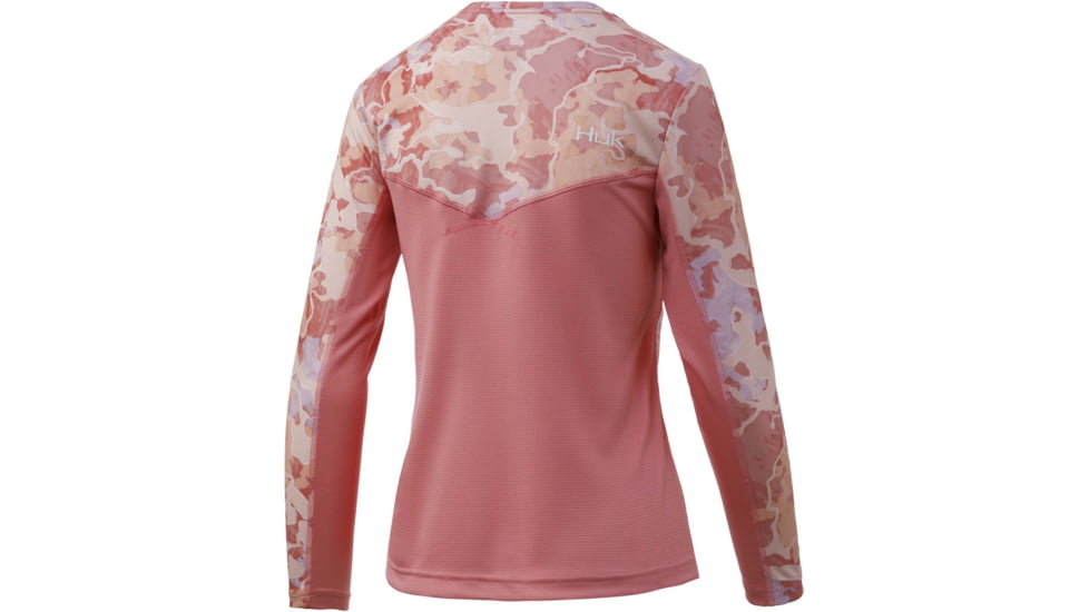 HUK Performance Fishing Camo Icon X Long Sleeve Top - Womens, Lanier, Extra Small, H6120021-811-XS