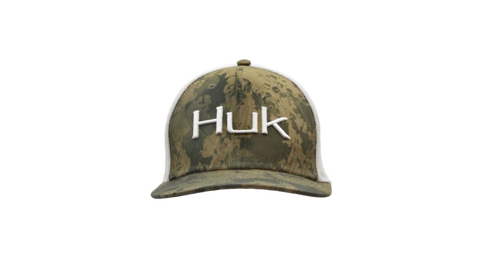 HUK Performance Fishing Camo Trucker Stretch Headwear, Cap - Men's, Southern Tier, Large - Extra Large, H3000186-385-LXL