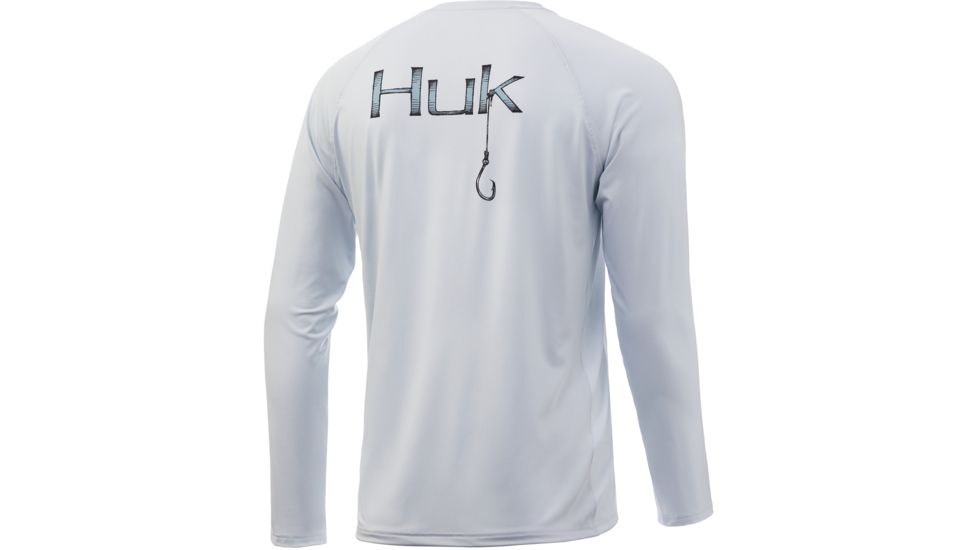 HUK Performance Fishing Circle Hook Pursuit Long Sleeve T-Shirt - Mens, Plein Air, Extra Large, H1200240-451-XL