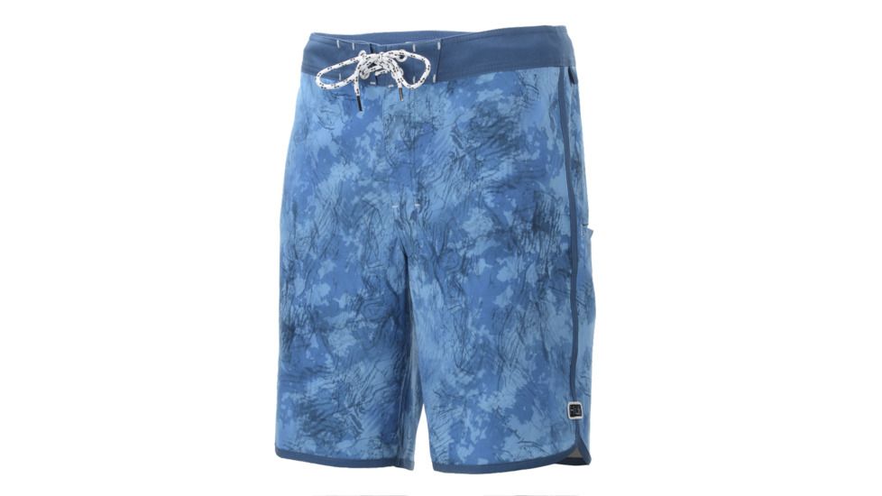 HUK Performance Fishing Classic 20in Boardshort Bottoms, Board short - Men's, Flow, 28in, H2000062-455-28