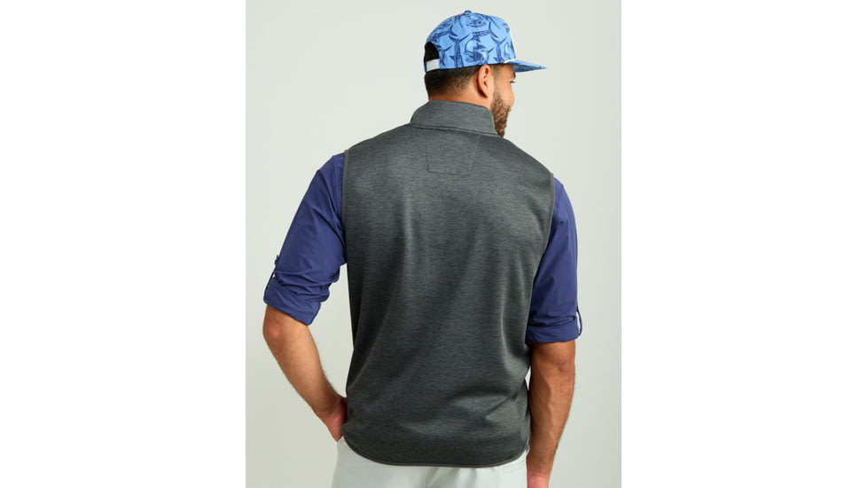 HUK Performance Fishing Cold Front Vest - Mens, Volc Ash Hthr, Small, H1300099-015-S
