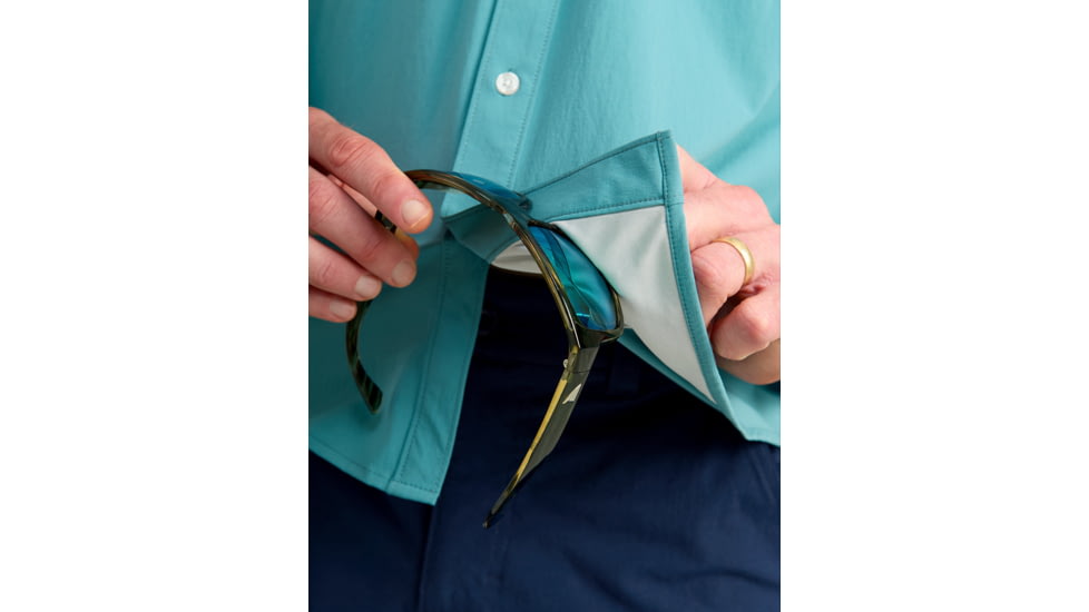 HUK Performance Fishing Creekbed Long Sleeve Shirt - Mens, Storm Blue, 2XL, H1500184-394-XXL