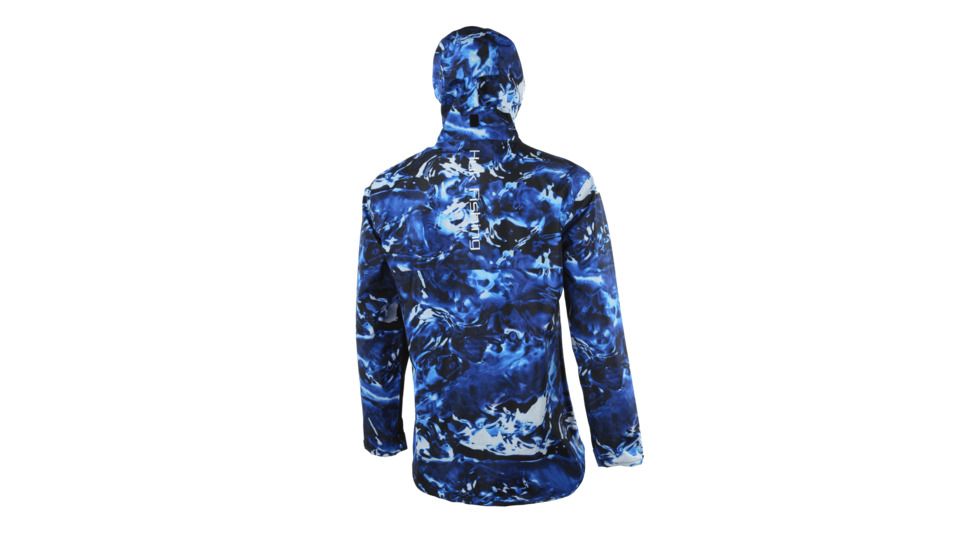 HUK Performance Fishing CYA Camo Packable Rain Jacket - Men's, Hydro Reflex, 2XL, H4000018-468-XXL