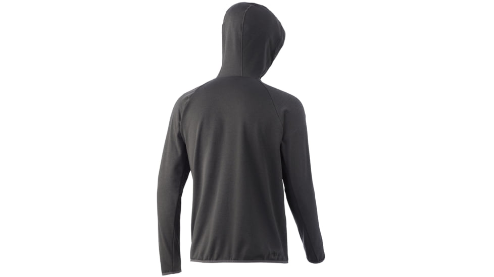 HUK Performance Fishing Fin Hoodie - Mens, Iron Heather, 2XL, H1300060-014-XXL