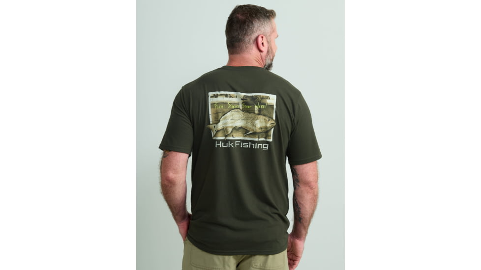 HUK Performance Fishing Fish Story Tee - Mens, Cypress Landing, Large, H1000526-377-L