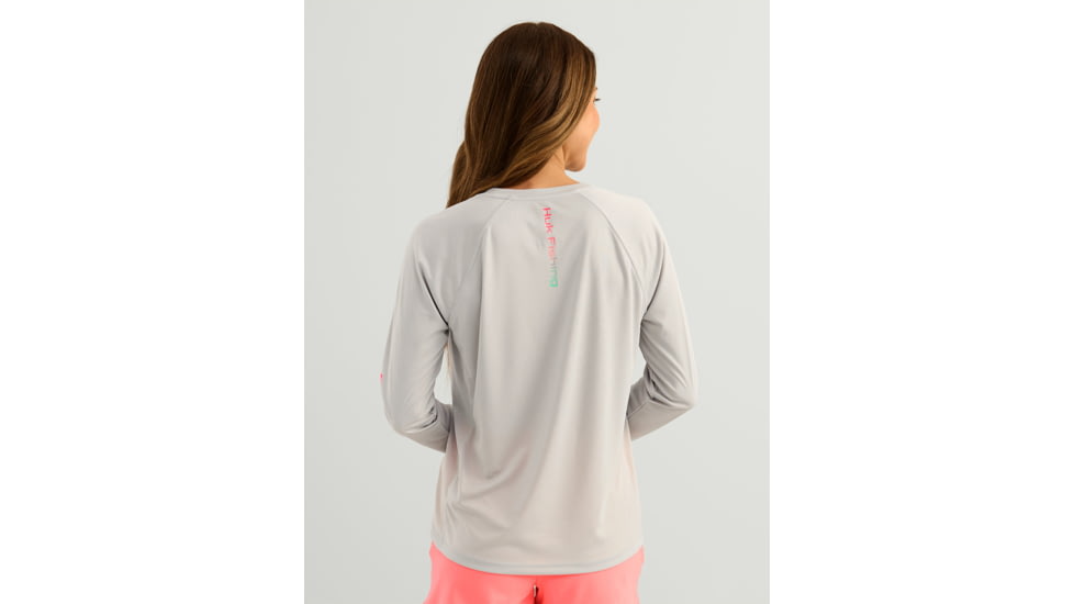 HUK Performance Fishing Fishing Pursuit Shirt - Womens, Harbor Mist2, Large, H6120109-035-L