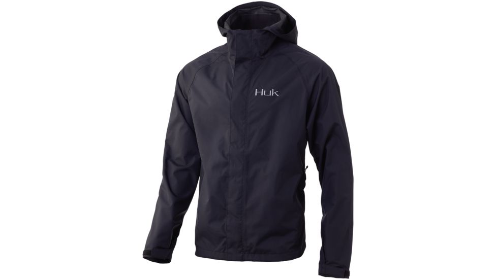 HUK Performance Fishing Gunwale Rain Jacket - Mens, Black, 3XL, H4000058-001-XXXL