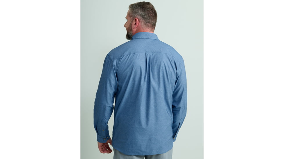 HUK Performance Fishing Hawser Heather Flannel - Mens, Quiet Hrbr Hthr, 3XL, H1500208-509-XXXL