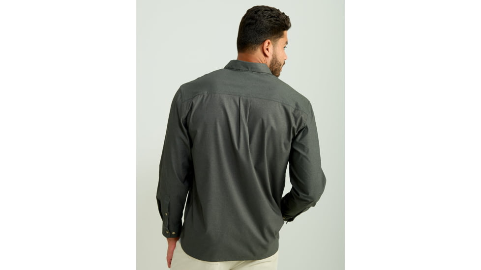 HUK Performance Fishing Hawser Heather Flannel - Mens, Volc Ash Hthr, Extra Large, H1500208-015-XL