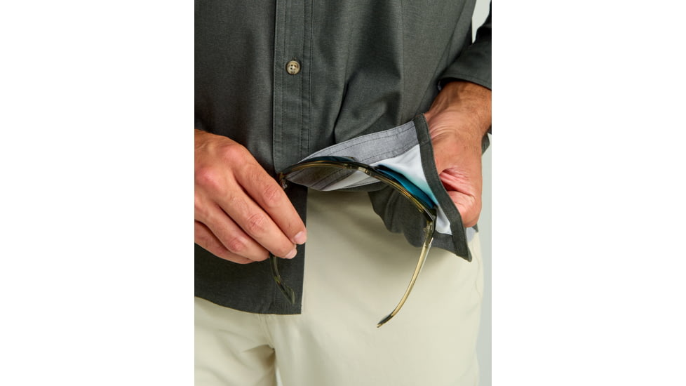 HUK Performance Fishing Hawser Heather Flannel - Mens, Volc Ash Hthr, Extra Large, H1500208-015-XL