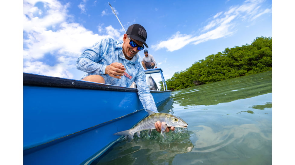 HUK Performance Fishing And Bars Trucker Hat - Mens