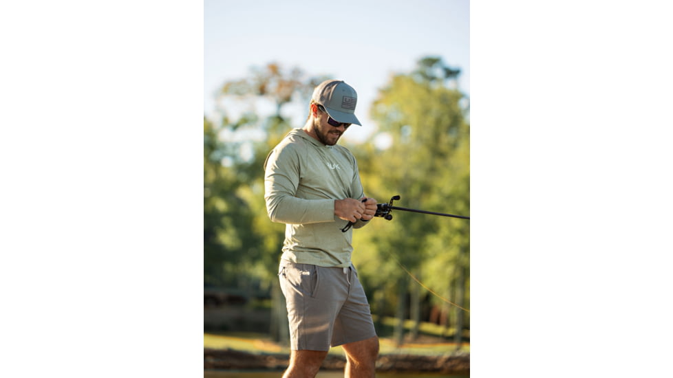 HUK Performance Fishing And Bars Trucker Hat - Mens