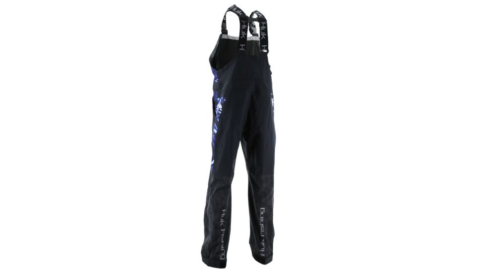 HUK Performance Fishing Hydra Bib Reflective Bottoms, Bib - Mens, Hydro Reflex, Large, H4000038-468-L