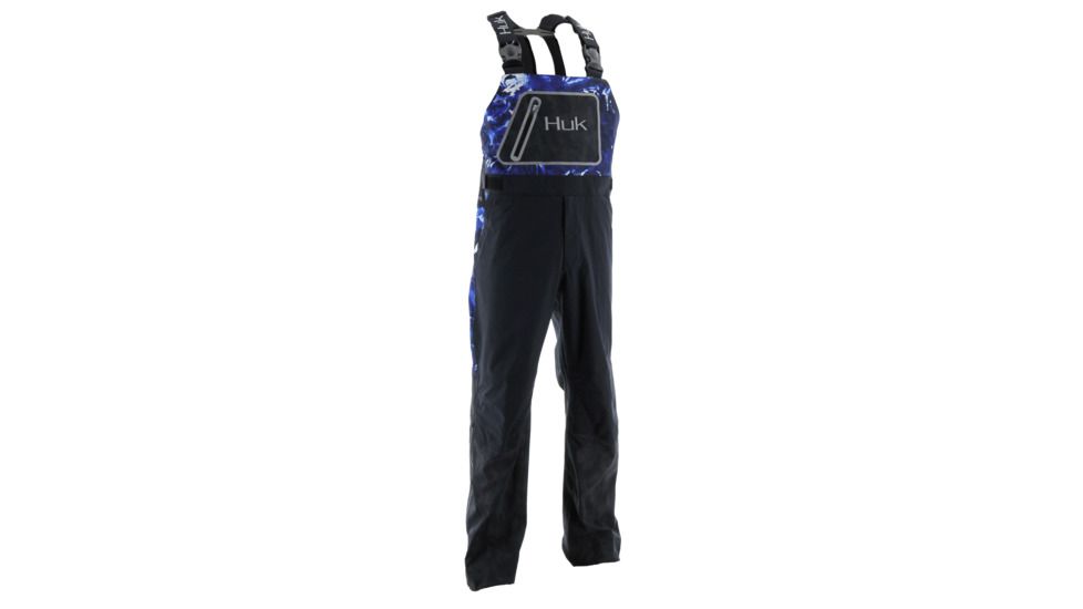 HUK Performance Fishing Hydra Bib Reflective Bottoms, Bib - Mens, Hydro Reflex, Large, H4000038-468-L