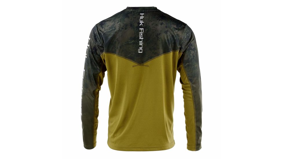 HUK Performance Fishing Icon Camo 1/4 Zip Tops - Men's, Southern Tier, 2XL, H1200147-385-XXL