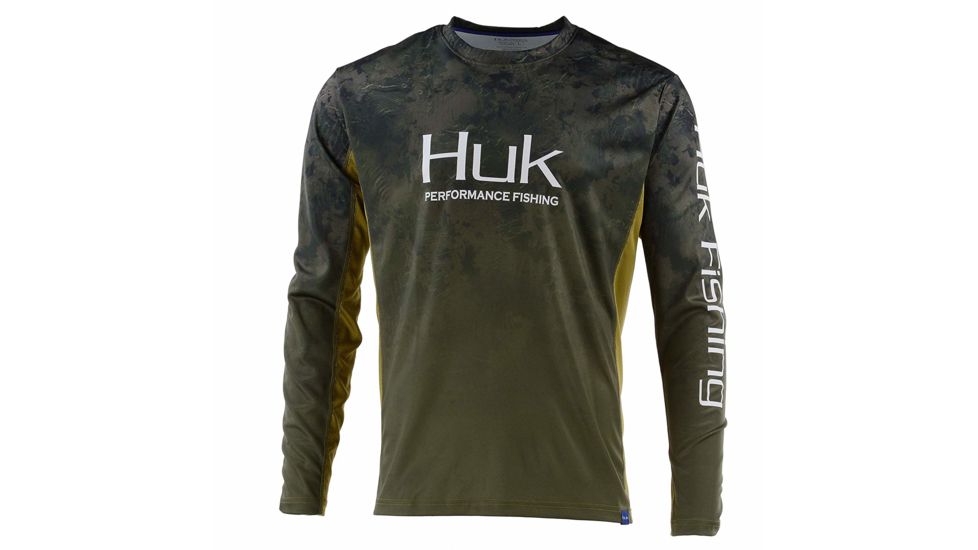 HUK Performance Fishing Icon Camo 1/4 Zip Tops - Men's, Southern Tier, 2XL, H1200147-385-XXL