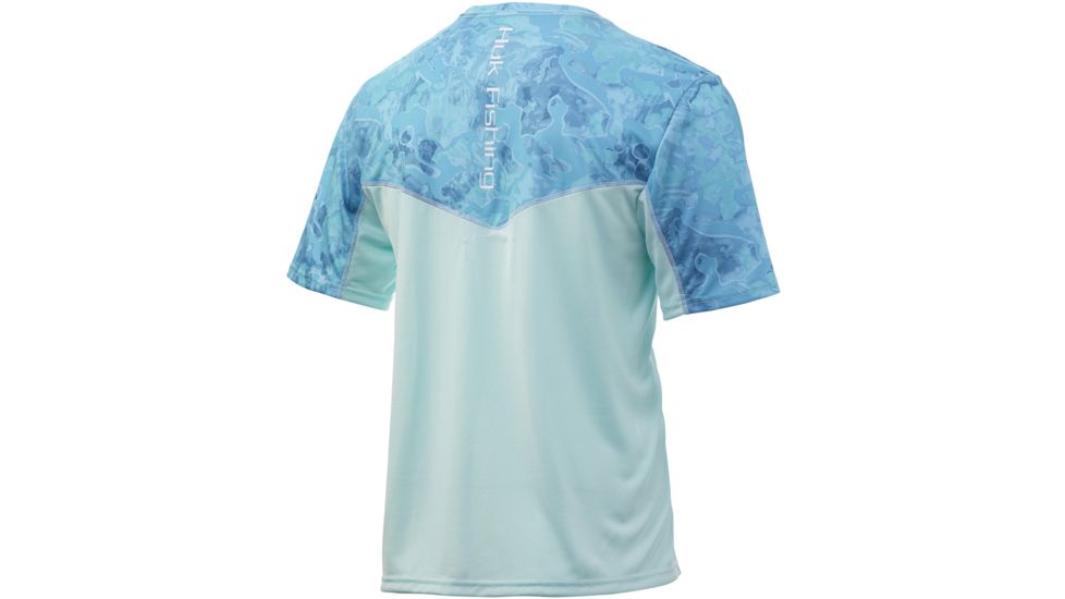 HUK Performance Fishing Icon Camo Short Sleeve Tee - Mens, Boca Grande, Large, H1200149-446-L
