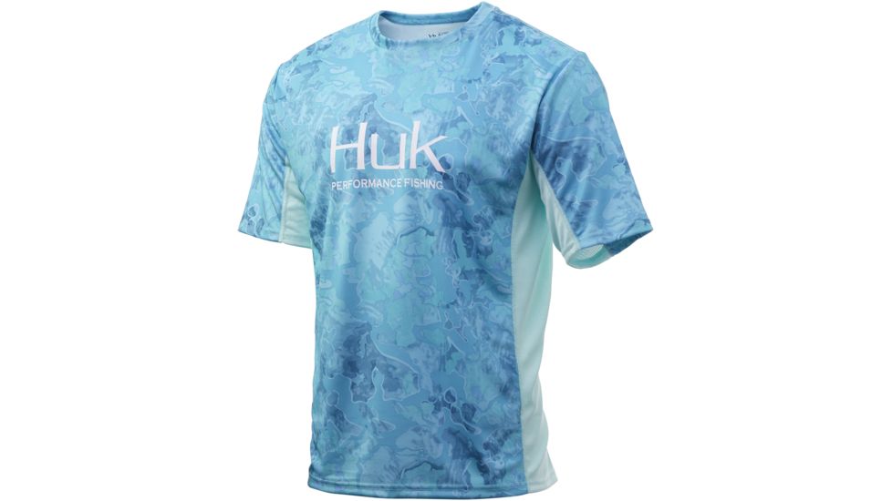 HUK Performance Fishing Icon Camo Short Sleeve Tee - Mens, Boca Grande, Large, H1200149-446-L
