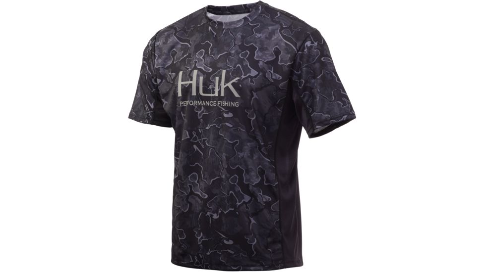 HUK Performance Fishing Icon Camo Short Sleeve Tee - Mens, Hannibal Bank, Medium, H1200149-007-M