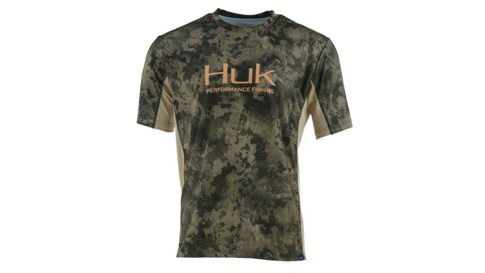 HUK Performance Fishing Icon Camo SS Tops, Short Sleeve - Mens, Southern Tier, 2XL, H1200149-385-XXL