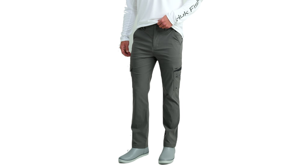 HUK Performance Fishing Icon Pro Pant - Mens, Volcanic Ash, 34US, H2000223-013-34