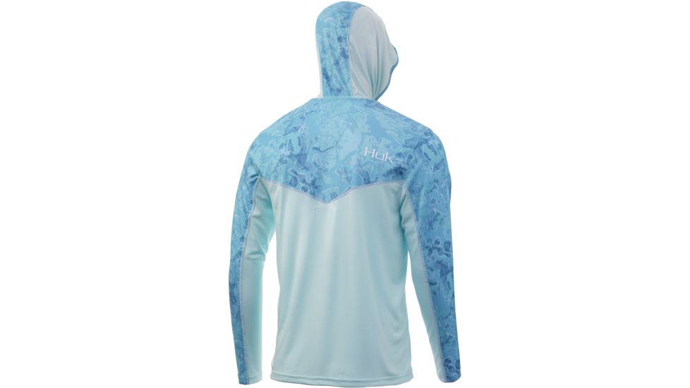 HUK Performance Fishing Icon X Camo Hoodie - Mens, Boca Grande, Large, H1200153-446-L