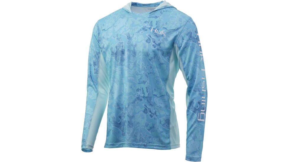 HUK Performance Fishing Icon X Camo Hoodie - Mens, Boca Grande, Large, H1200153-446-L