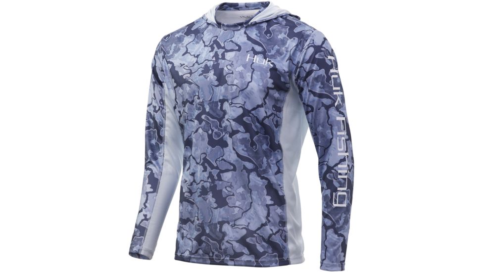 HUK Performance Fishing Icon X Camo Hoodie - Mens, Erie, Extra Large, H1200153-037-XL
