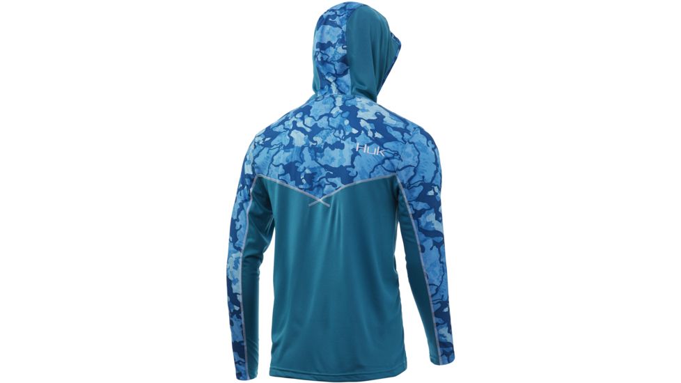 HUK Performance Fishing Icon X Camo Hoodie - Mens, North Drop, Medium, H1200153-431-M