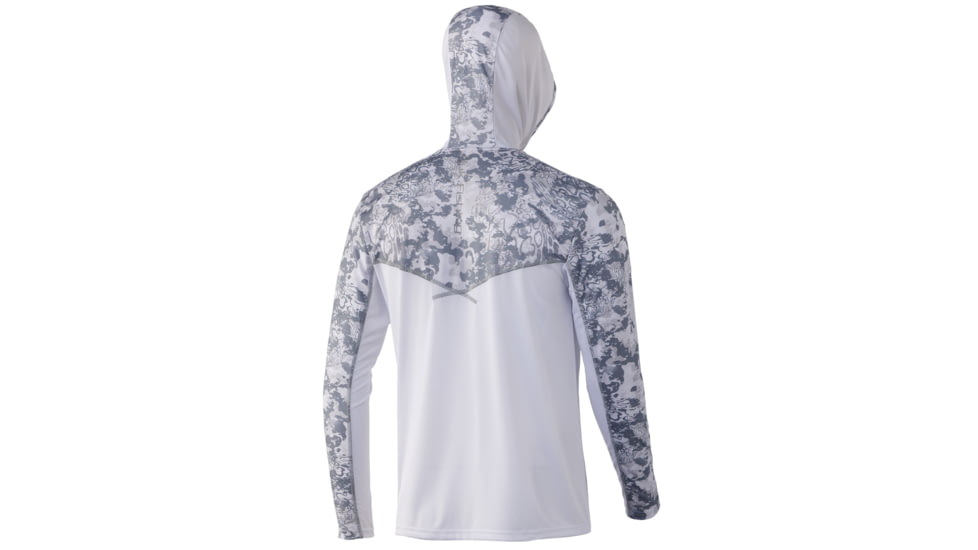 HUK Performance Fishing Icon X Tide Change Hoodie - Mens, Hogs Back, 2XL, H1200390-959-XXL