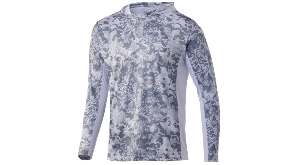 HUK Performance Fishing Icon X Tide Change Hoodie - Mens, Hogs Back, 2XL, H1200390-959-XXL