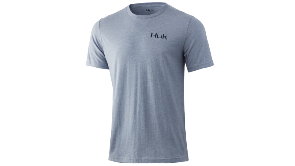 HUK Performance Fishing KC 250 Style Tee - Mens, Ice Blue Heather, Extra Large, H1000312-458-XL