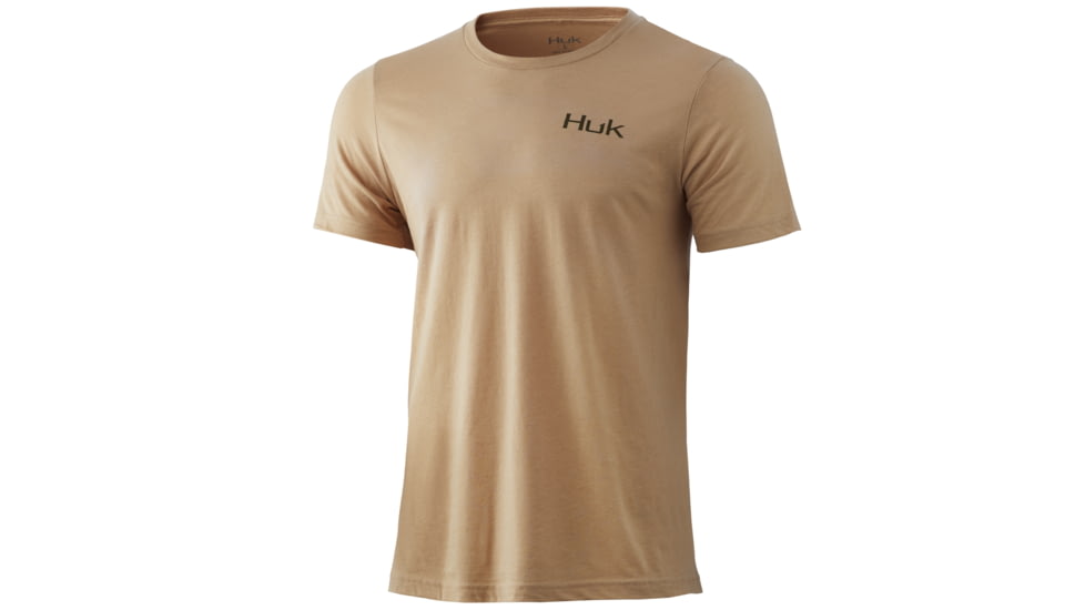 HUK Performance Fishing KC 250 Style Tee - Mens, Tan Heather, Extra Large, H1000312-274-XL