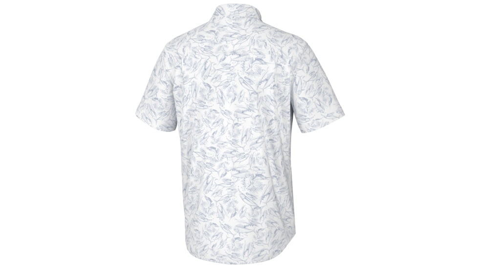 HUK Performance Fishing KC Fish Chaos Kona - Mens, White, L, H1500196-100-L