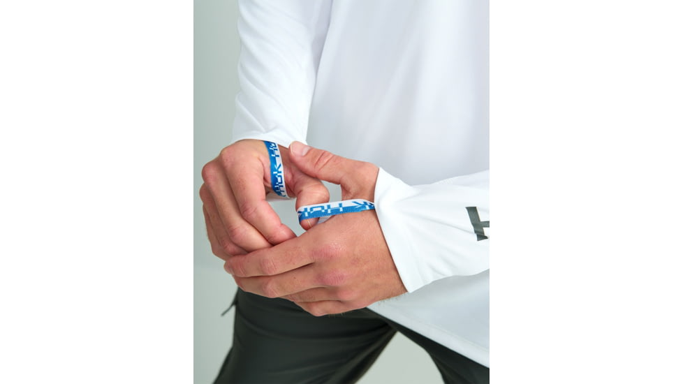 HUK Performance Fishing KC Icon Graphic Long Shirt - Mens, White, Small, H1200629-100-S