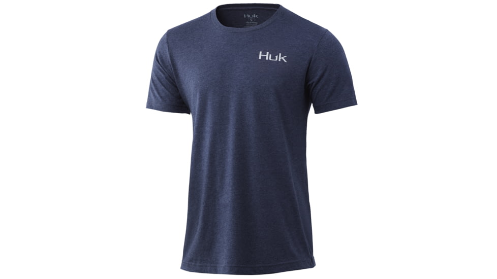 HUK Performance Fishing KC Options Tee - Mens, Sargasso Sea Heather, Medium, H1000313-416-M