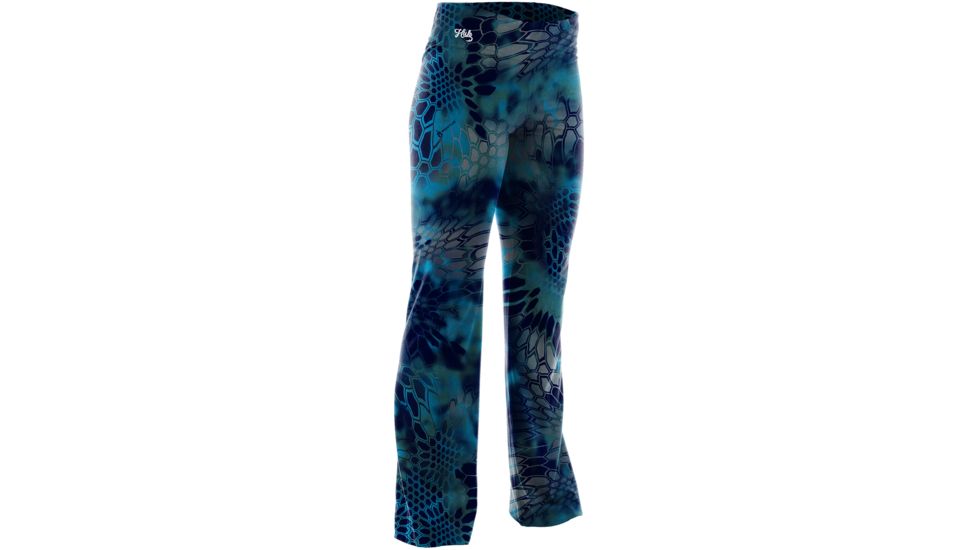 HUK Performance Fishing Kryptek Womens Yoga Pants, Kryptek Pontus, H5000007PONXS