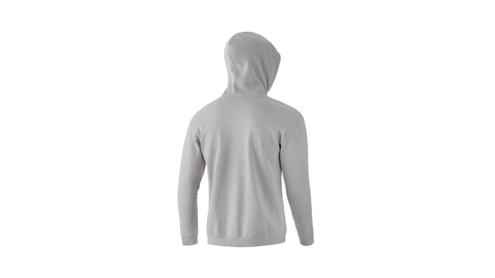 HUK Performance Fishing Logo Hoodie - Mens, Oyster, 2XL, H1300075-052-XXL