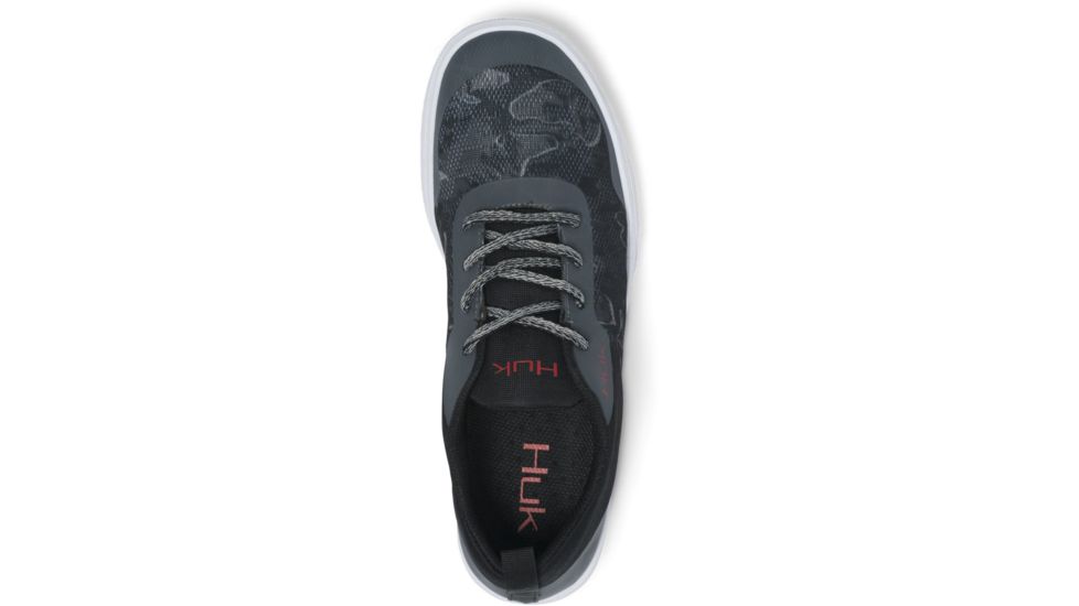 HUK Performance Fishing Mahi Lace-up Casual Shoes - Mens, Hannibal/Red, 12, H8015200-007-12