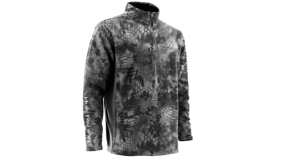 HUK Performance Fishing Men's Kryptek Fleece 1/4 Zip Top, Kryptek Raid, 3XL H1300016-080-XXXL