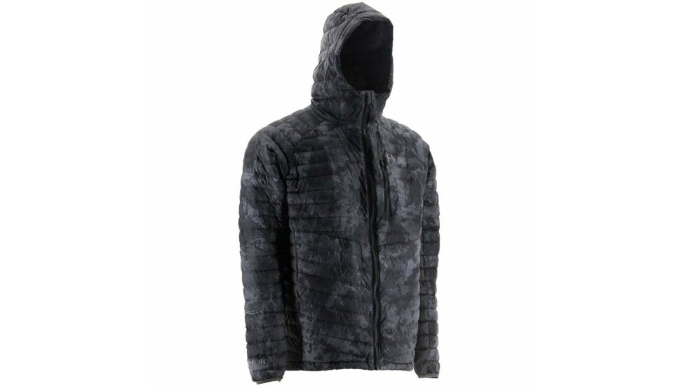 HUK Performance Fishing Mens Dyad Down Camo Jacket, SubPhantis Night Vision, Large, H4000029-075-L