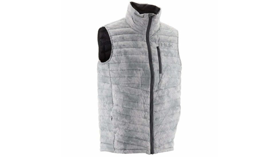 HUK Performance Fishing Mens Dyad Down Camo Vest, SubPhantis SubZero, 2XL, H4000030-185-XXL