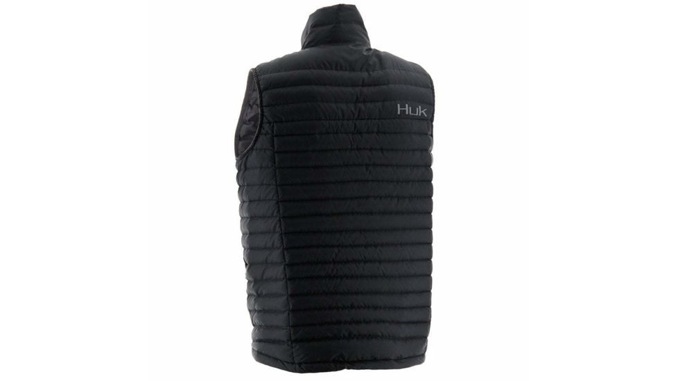 HUK Performance Fishing Mens Dyad Down Vest, Black, Medium, H4000028-001-M
