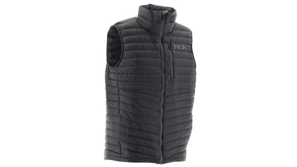 HUK Performance Fishing Mens Dyad Down Vest, Iron, 2XL, H4000028-010-XXL