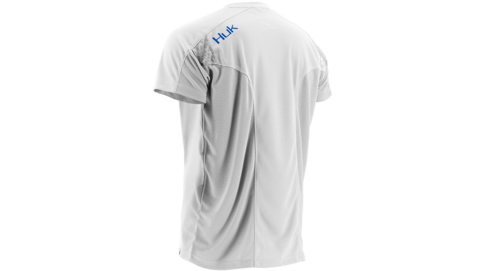 HUK Performance Fishing Mens Trophy Short Sleeve Tee, White, H1200076WHTXXXL
