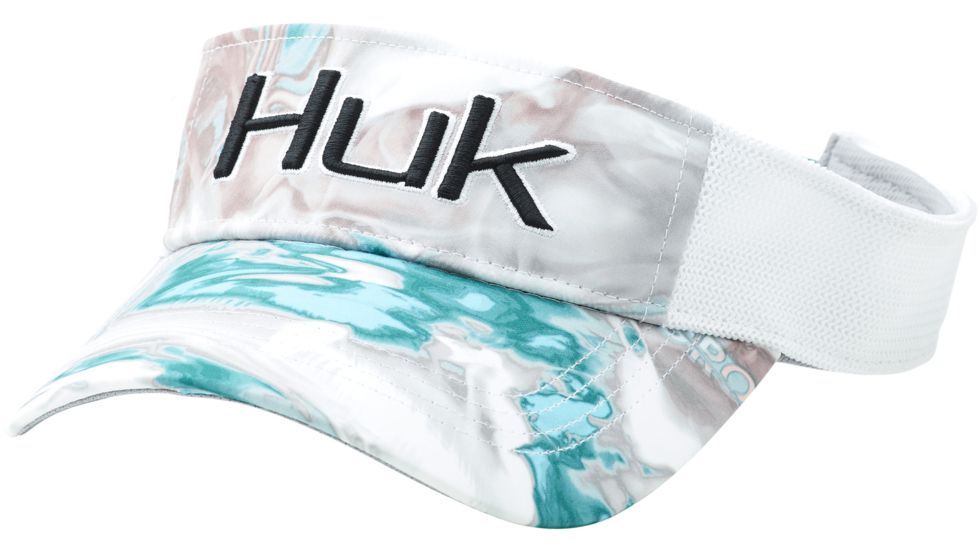 HUK Performance Fishing Mossy Oak Hydro Visor Cap - Mens, Mossy Oak Hydro Shallows, One Size, H3000215-928-1