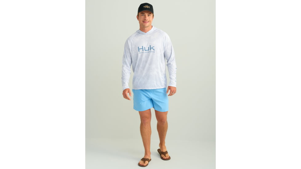 HUK Performance Fishing Mossy Oak Pursuit Performance Hoodie - Mens, Moe Sw Bonefish, Extra Large, H1200611-978-XL