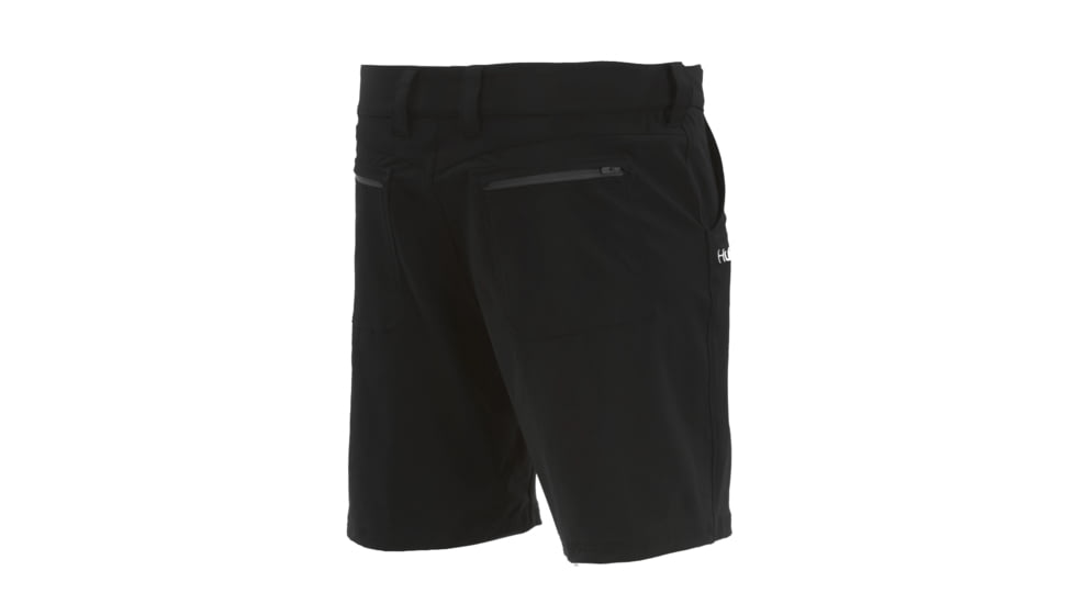 HUK Performance Fishing Next Level Shorts - Mens, Black, Medium, Inseam 10.5 in, H2000011-001-M